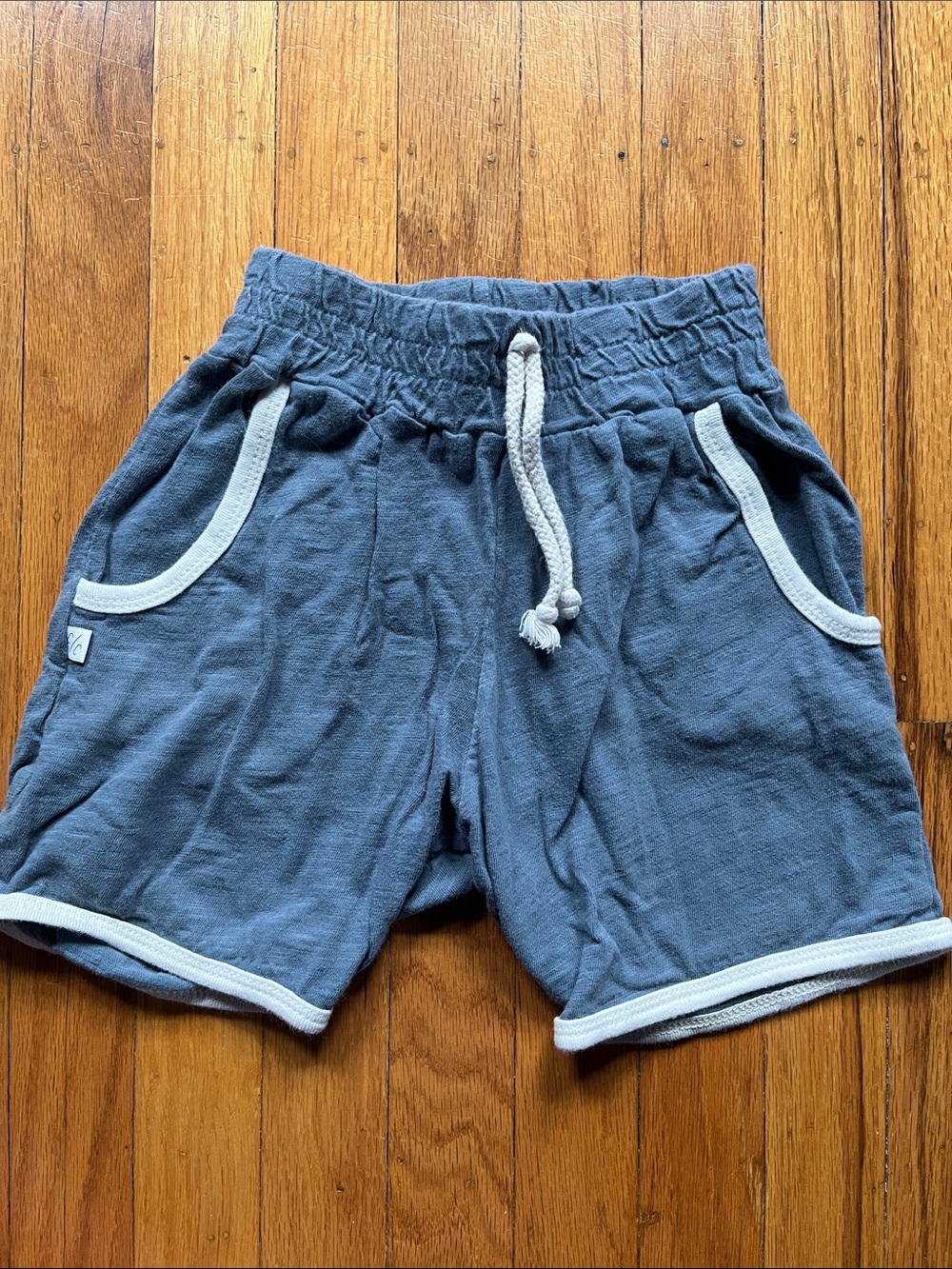 Childhoods Clothing slate blue Retro Shorts 8/9